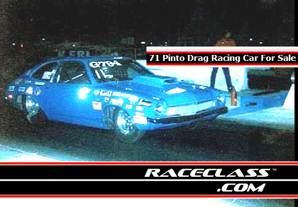 1971 Pinto Drag Racing Car For Sale at the Drag Strip